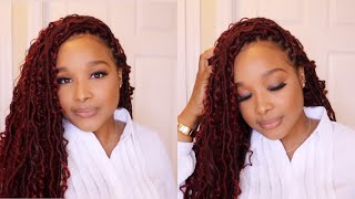 TOCEANA GODDESS LOCS CROCHET INSTALL FT TOYOTRESS