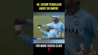 Sachin Tendulkar Rare Angry Moment On Field | GBB Cricket