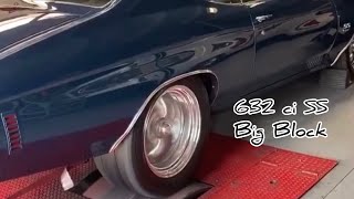 ‘70 Chevelle 632 ci SS Big Block on a dyno