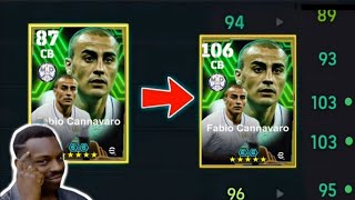 How To Train Fabio Cannavaro in Efootball 25 Mobile || Racikan Fabio Cannavaro Efootball 25 Mobile 🔥