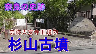 【奈良の史跡 ①】　史跡大安寺旧境内　杉山古墳