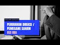 Perubahan Direksi & Pemegang Saham || OSS RBA