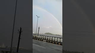 इंद्र धनुष  देखने वाले कि मनोकामना पूरी होगी Rainbow🌈 Look at Indra Dhanush and ask for your wish..