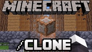 /clone Command Tutorial [Minecraft 1.8]