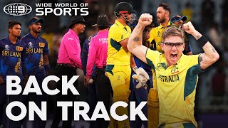 The Aussie's get off the mark at the Cricket World Cup | Wide World of Sports