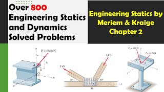 Statics Problems | 2-1 to 2-8 |Resolution of vectors into Rectangular Components | Engineers Academy