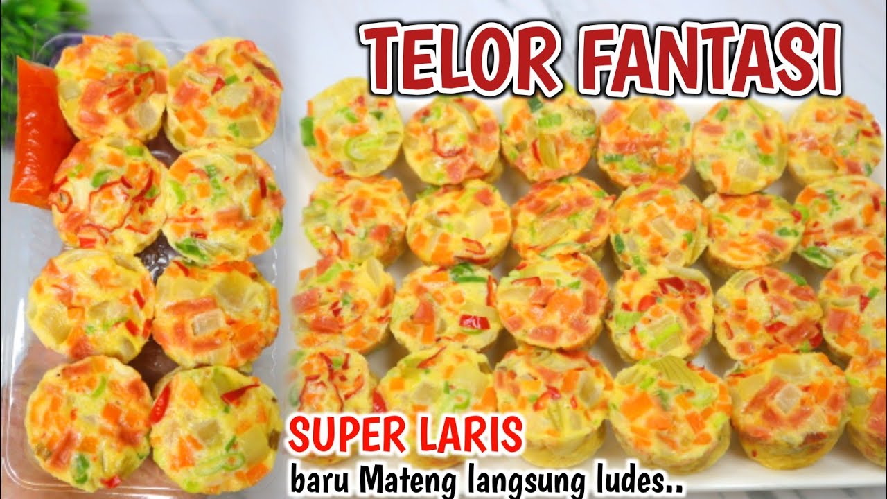 NYESEL BARU TAU TERNYATA LARIS BANGET!! "TELOR FANTASI" ENAK IDE JUALAN ...