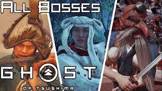 Ghost of Tsushima - All Bosses (No Damage, Lethal, Ronin, PS5, 4K)