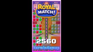 Royal Match Level 2560 - No Boosters Gameplay