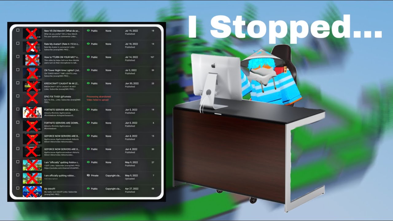 Why I Stopped Uploading Youtube