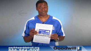 Goodwill Detroit Pay it 4ward TV commerical WDIV Local 4