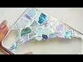 🌹【uvレジン】シェルでいっぱい のマーメイドケース mermaid case made with colorful shells