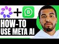 How To Use Meta AI On WhatsApp Business - Step By Step