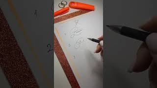 How to sign the letter P? #viral #calligraphy #signature