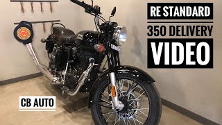 Royal ENFIELD STANDARD 350 DELIVERY VIDEO | 2022 RE STANDARD 350