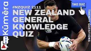 New Zealand General Knowledge Quiz #Kūmēra #NZQuiz No. 2111