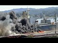 Ships Narrowly Escape 4-Alarm Fire at Port of Benicia