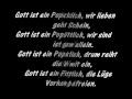 oomph gott ist ein popstar lyrics