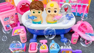 61 Menit Kepuasan Membuka kemasan Mainan Mandi Bayi Lucu 🛀 Bak Mandi Boneka Lucu ASMR | Review Toys