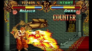 【ネオジオCD】【NEOGEO】【ダブルドラゴン】【DOUBLE DRAGON】　ベルトスクロールじゃないよ格闘ゲームです　その4