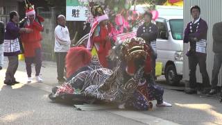 高畠西獅子舞２０１４春祭ヨソブリ