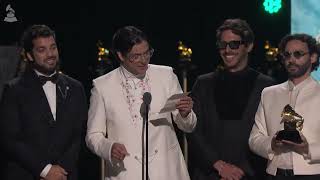 Rawayana's ¿Quién trae las cornetas? wins Best Latin Rock or Alternative Album | 2025 GRAMMYs