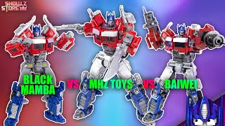 Cuál es el MEJOR Optimus Prime de Rise of The Beasts? | #BmB #MHZToys #BaiWei Triple REVIEW!