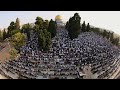 Palestinian worshippers perform Eid prayers at the Al-Aqsa mosque compound | AFP