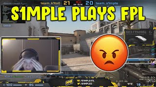 S1MPLE RAGES AT K1TO \u0026 TALKS ABOUT FPL PLAYERS!!!! INSANE CERQ FLICK?!!? (CS:GO Twitch Clips)