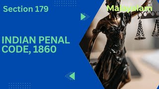 Section 179 | Indian Penal Code, 1860