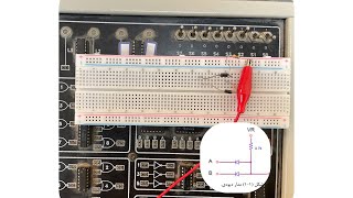 آزمایشگاه مدار منطقی و بستن مدار دیودی به صورت عملی