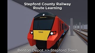 Stepford County Railway Route Learning Benton Depot Stepford Town