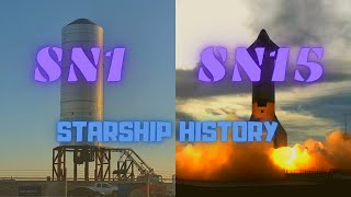 SpaceX Starship Evolution: SN1 To SN15  **HISTORY HAPPENED 😱**