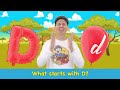 letter d song learn the alphabet with matt what starts with d