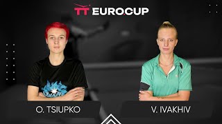 05:30 Oleksandra Tsiupko - Valeriia Ivakhiv 12.01.2025 TT Euro.Cup Women Ukraine Star. TABLE 3