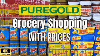 PUREGOLD Grocery Shopping With Prices