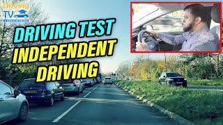 DRIVING TEST INDEPENDENT DRIVING: Driving Instructor Commentary Drive!