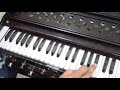 how to play fast harmonium and fingers exercise