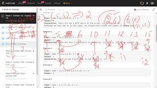 K-diff Pairs in an Array - LeetCode Problem - 3rd October LeetCoding Challenge