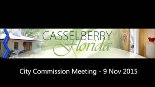 Casselberry City Commission - Invocation Discussion - 9 November 2015