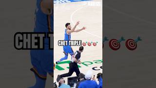 Chet Is Feeling It From Deep Nba Okcthunder