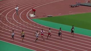 20190831ジュニアオリンピック陸上福岡県最終選考会 男子A100m決勝