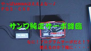 SANWAプログラムサーボ　PGS -CXⅡ開けて見た！