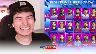 Pick a Premier League front 3! £6 budget challenge 💰 | Saturday Social feat WillNE & Specs