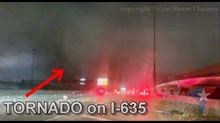 October 20, 2019 - Strong Tornado Captured Crossing I-635 in North Dallas (Jason Cooley)