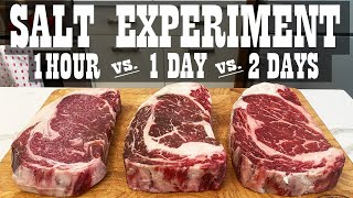 How to Salt Your Steaks - Steak Experiments (Part 3)