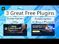 3 Great Free Plugins, Waves Yes Waves No Trust.