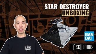 Bandai Star Wars | Star Destroyer 1/5000 Scale Plastic Model Kit Unboxing | #askHearns