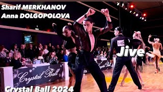 Sharif Merkhanov - Anna Dolgopolova | Jive | Crystal Ball 2024 | Amateur Latin