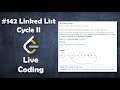 Linked List Cycle II | Live Coding with Explanation | Leetcode #142